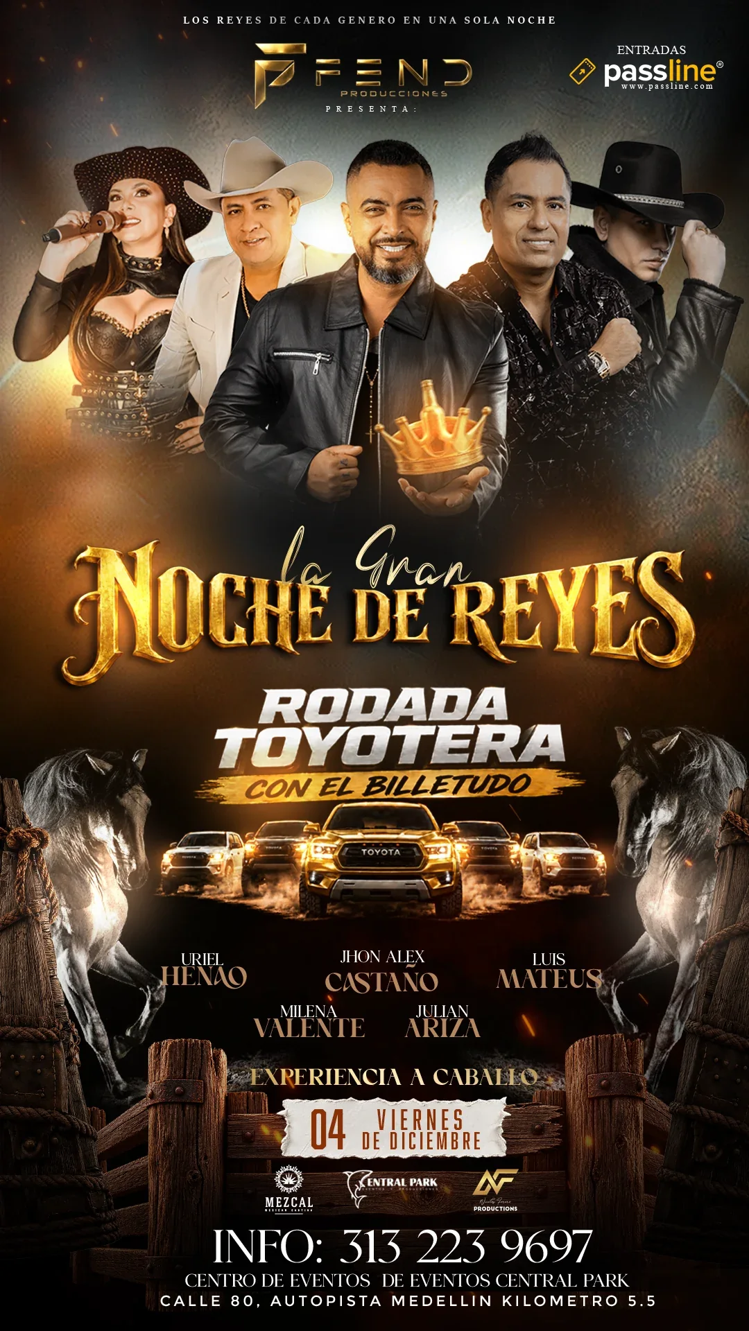Afiche oficial de La Gran Noche de Reyes