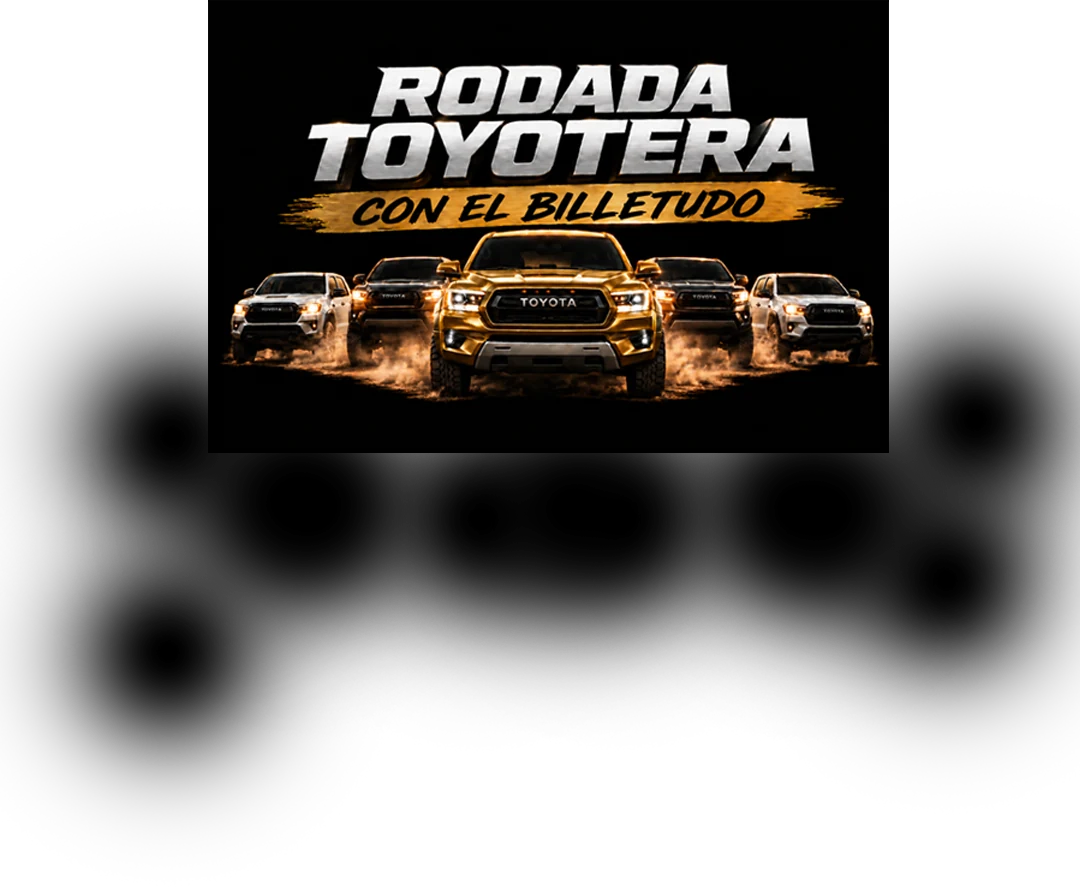 Rodada Toyotera con el Billetudo